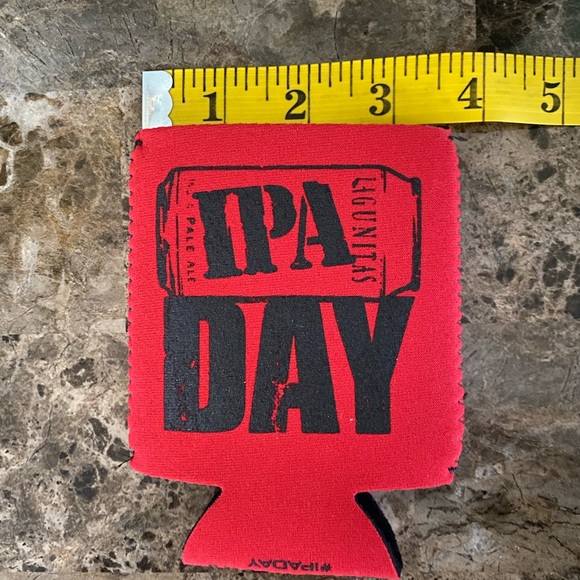 New, Lagunitas Craft Beer Coozie/Koozie, Lot of 2- BOTTLE Size, Red - Picture 4 of 4